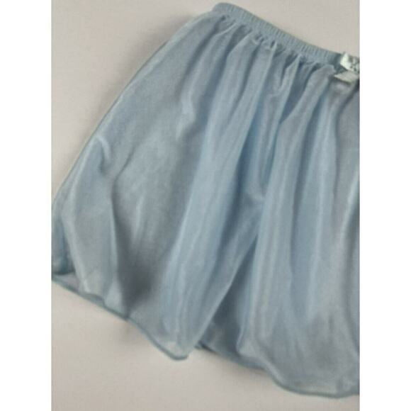 Moret Blue Shimmer Dance Skirt Small 6-7 - Picture 3 of 6